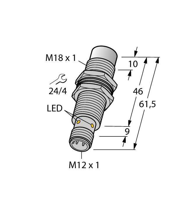 NI15U-EM18MWD-VP6X-H1141 Индуктивный датчик