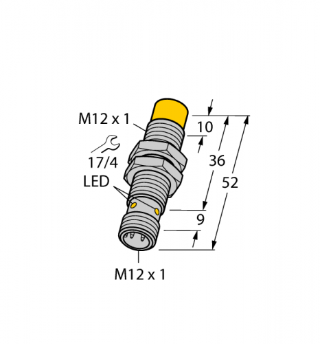 NI8-M12-AP6X-H1141 Индуктивный датчик Turck