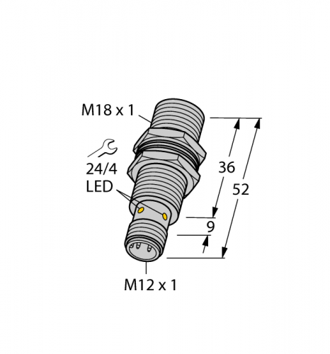 BI8U-MT18-AN6X-H1141 Индуктивный датчик