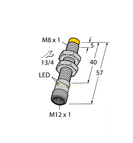 NI6U-EG08-AN6X-H1341 Индуктивный датчик Turck