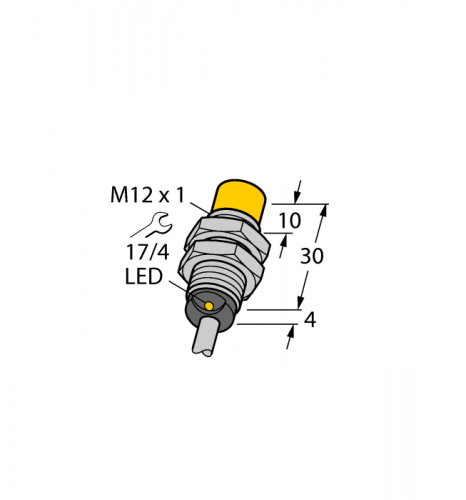 NI5-G12-Y1X Индуктивный датчик Turck
