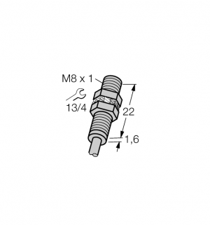 BI1.5-EG08K-Y1 Индуктивный датчик Turck