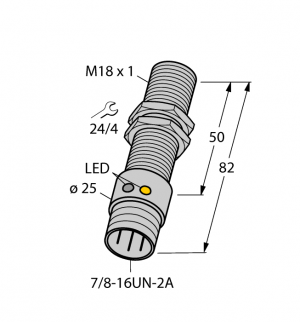 BI5U-G18-ADZ30X2-B1331 Индуктивный датчик Turck