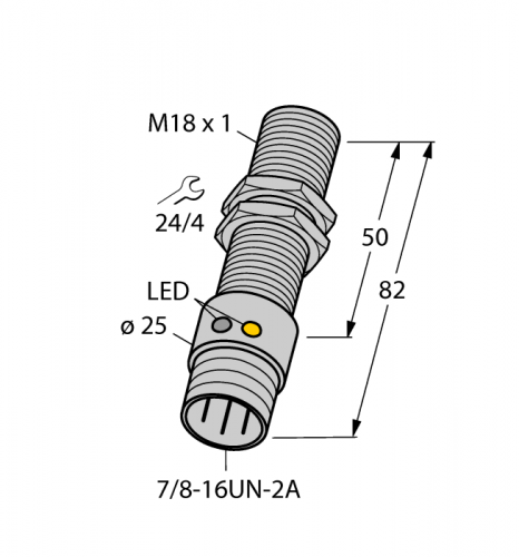 BI5U-G18-ADZ30X2-B1331 Индуктивный датчик Turck