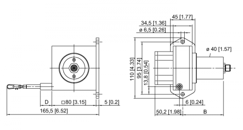 DW2000-110-7E-H1441 Тросиковые Turck