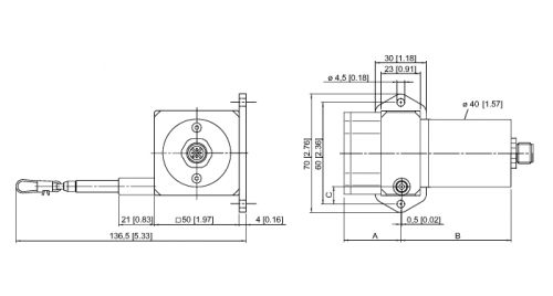 DW500-70-PA-H1441 Тросиковые Turck