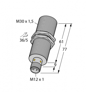 BI10-M30E-LIU-H1141 Индуктивный датчик Turck