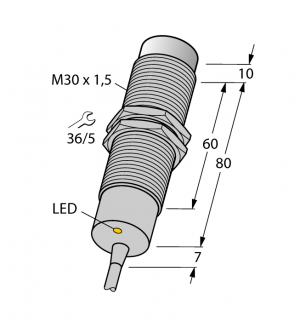 NI15-M30-AP6X/S120 Индуктивный датчик Turck