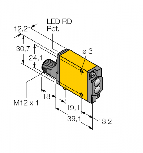 SM312WQD Фотоэлектрический датчик Turck