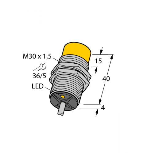 NI15-G30-Y1X Индуктивный датчик Turck