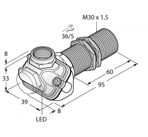 BI15U-EM30WDTC-AP6X Индуктивный датчик Turck