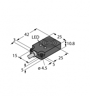 BI8U-Q10-AP6X2 Индуктивный датчик Turck