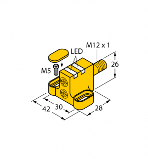 NI4-DSC26-2AP6X2-H1141 Индуктивный датчик Turck