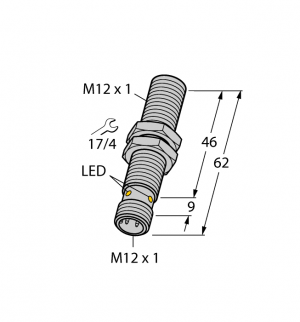 BI3U-MT12E-VP4X-H1141 Индуктивный датчик Turck