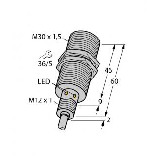 BI15U-EM30WD-AP6X Индуктивный датчик