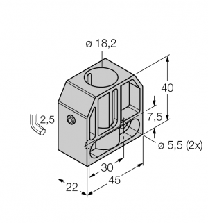 BS 18 Монтажный зажим Turck