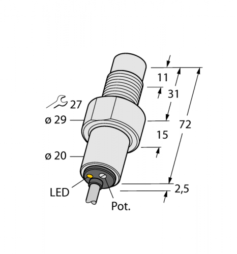 BC5-S185-AP4X Емкостной датчик Turck