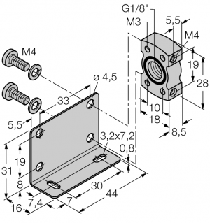 PK-P-MZ-001 Монтажный набор Turck