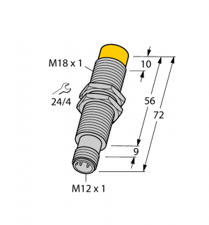 NI8-M18E-LIU-H1141 Индуктивный датчик Turck