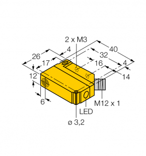 BI5U-Q12-AP6X2-H1141 Индуктивный датчик Turck