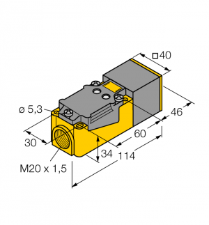 BI15-CP40-FZ3X2 Индуктивный датчик