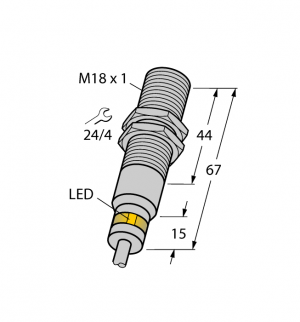 BI5-EM18WD-AP6X/S929 Индуктивный датчик Turck