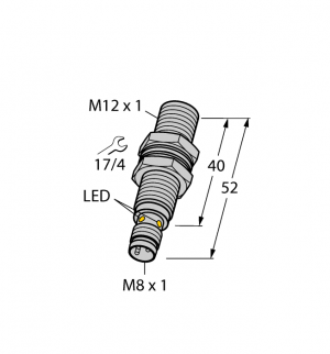 BI4U-M12-AP6X-V1131 Индуктивный датчик Turck