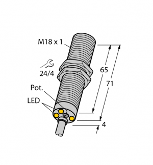 DBI5U-M18E-AP4X3 Индуктивный датчик Turck