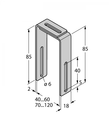 MB2.2-Q25(4PCS) Кронштейн для датчиков