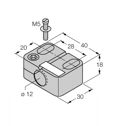 BST-12B Монтажный зажим Turck