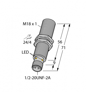 BI5U-G18-ADZ30X2-B3331 Индуктивный датчик Turck
