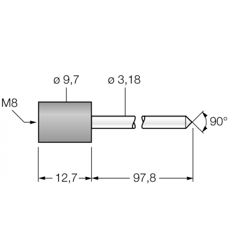 TGRM8MM Чувствительный элемент Turck