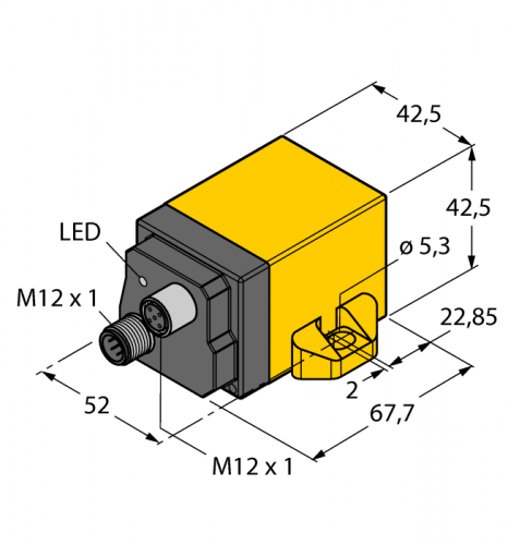 B1N360V-Q42-CNX2-2H1150 Инклинометр Turck