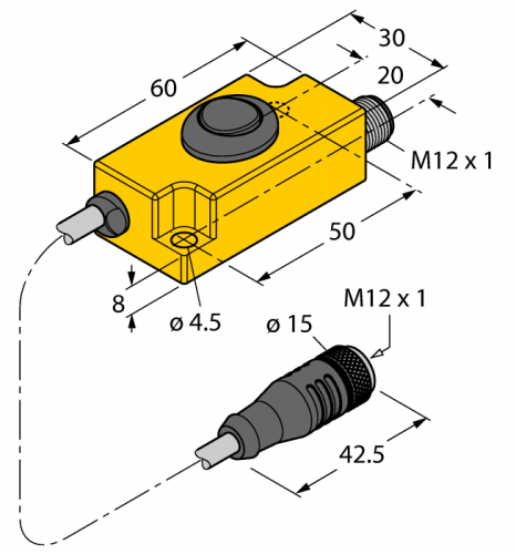 TX1-Q20L60 Адаптер обучения Turck