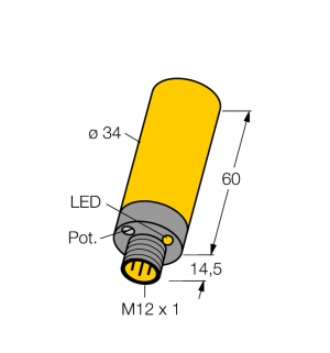 BC15-K34-AN4X-H1141 Емкостной датчик Turck
