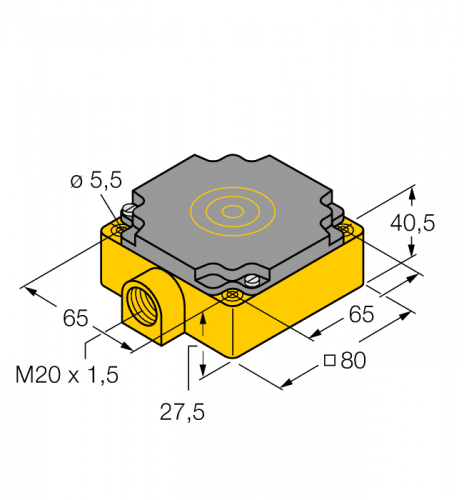 NI40-CP80-Y1/S97 Индуктивный датчик Turck