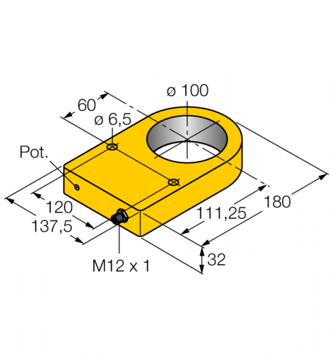 NI100R-S32XL-2LU-H1141/S950 Индуктивный датчик Turck