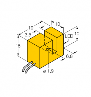 SI3.5-K10-Y1X Индуктивный датчик Turck