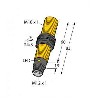 BC5-S18-AN4X-H1141/S250 Емкостной датчик Turck