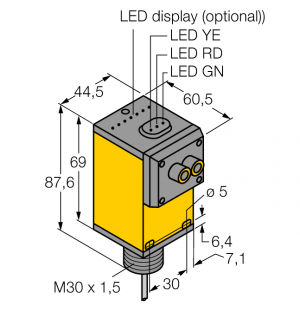 Q45BB6F Фотоэлектрический датчик Turck