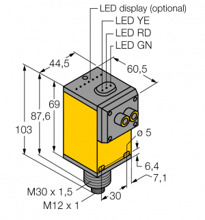 Q45BB6FQ5 Фотоэлектрический датчик Turck