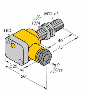 BI3U-EG12SK-VP4X Индуктивный датчик Turck