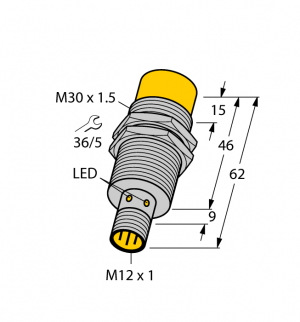 NI20U-M30-AP6X-H1141 Индуктивный датчик Turck