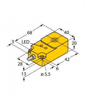 NI25-Q20-AP6X2 Индуктивный датчик Turck