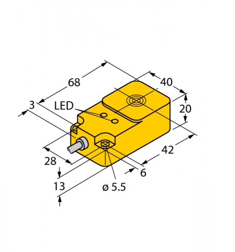 NI25-Q20-AP6X2 Индуктивный датчик Turck
