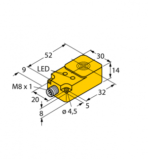 BI10-Q14-AP68X2LD-V1131 Индуктивный датчик Turck