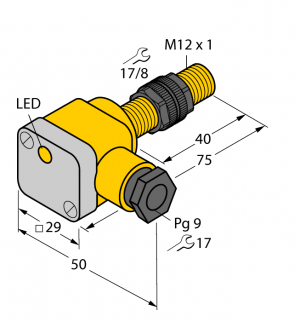 NI8U-P12SK-AP6X Индуктивный датчик Turck