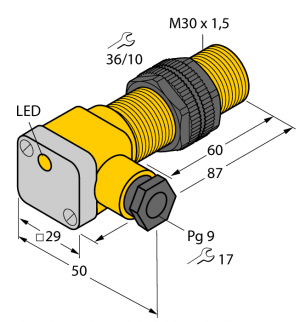 BI10U-P30SK-AP6X Индуктивный датчик Turck