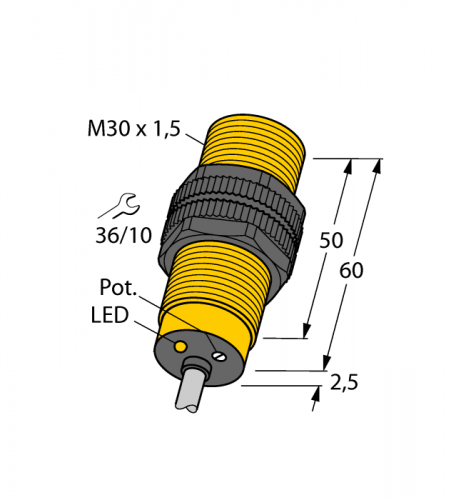 BC10-S30-Y1X Емкостной датчик Turck
