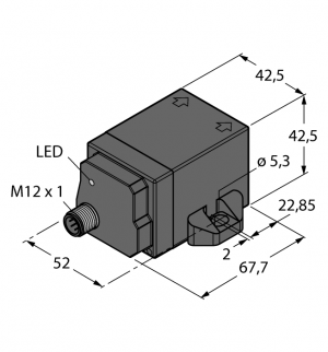 NI50U-Q42FWD-VP6X-H1141 Индуктивный датчик Turck